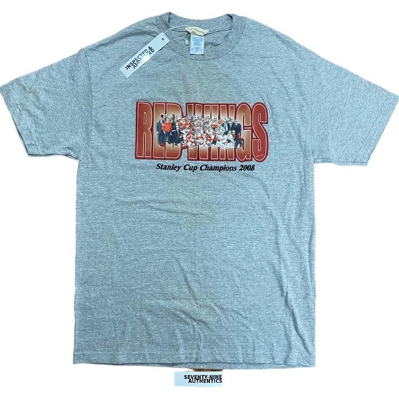CLOSING SALE - Vintage Detroit RedWings 2008 Stanley Cup Champions - Stitched - Picture 1 of 7
